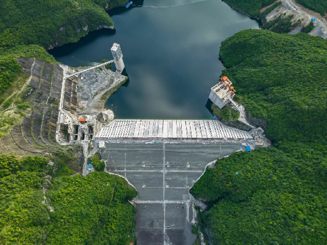 Jiangping River Hydropower Station Dam, Enshi Prefecture, Hubei